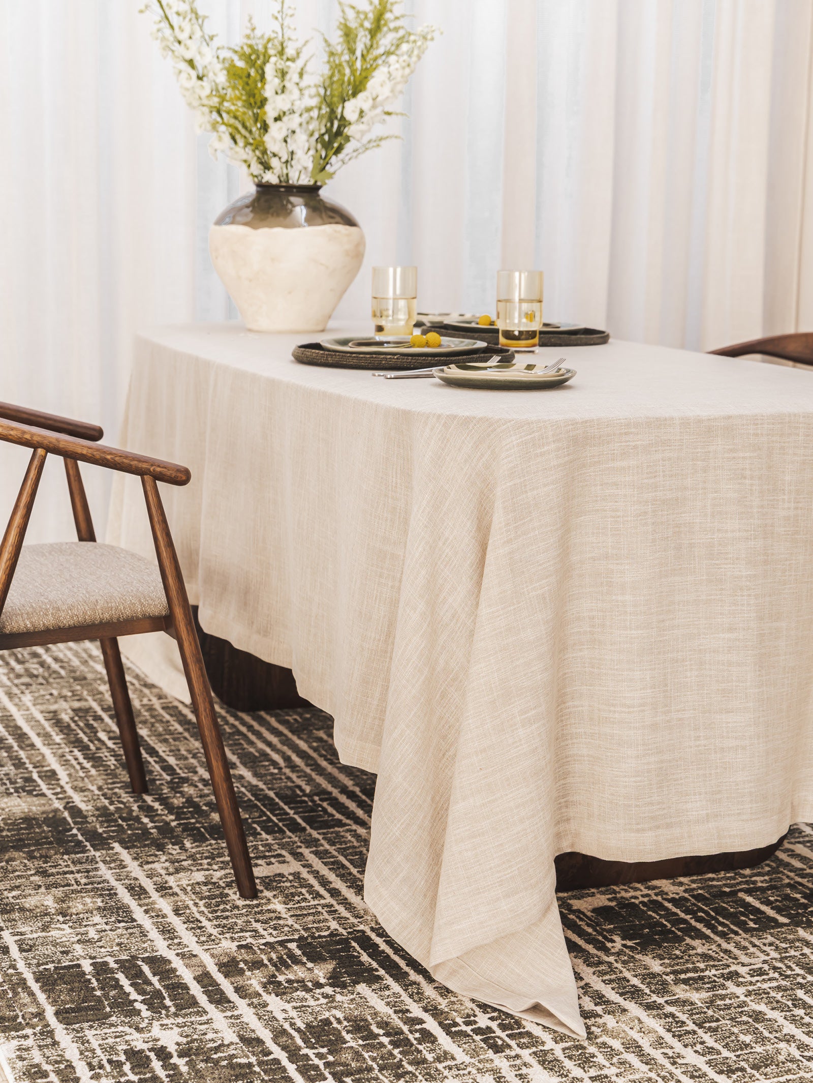 Tabi Linen Tablecloth - Hertex Haus