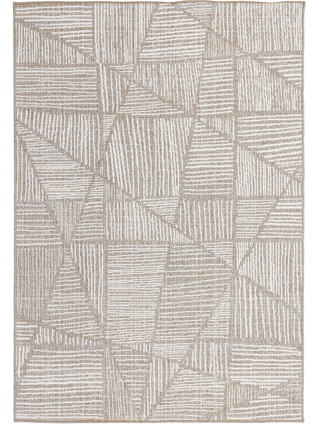 Tangram Outdoor Rug in Twill