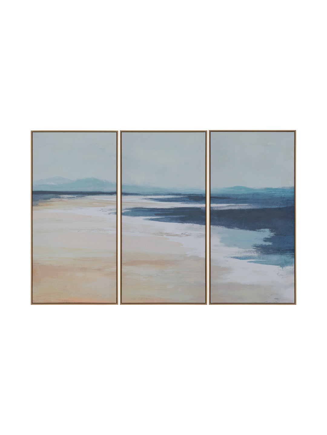 The Forsaken Shore Wall Art Set of 3 in Atlantic