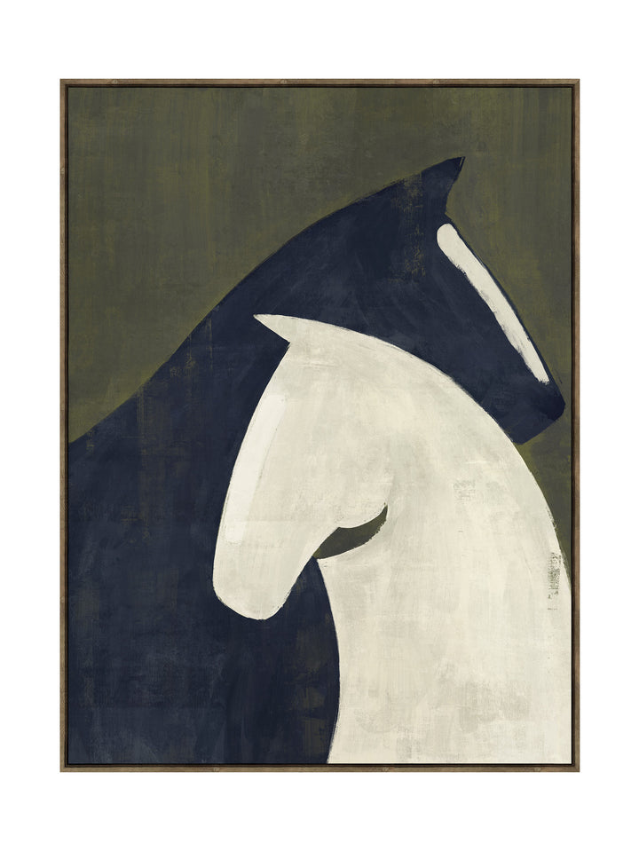 The Knight Wall Art in Black & White