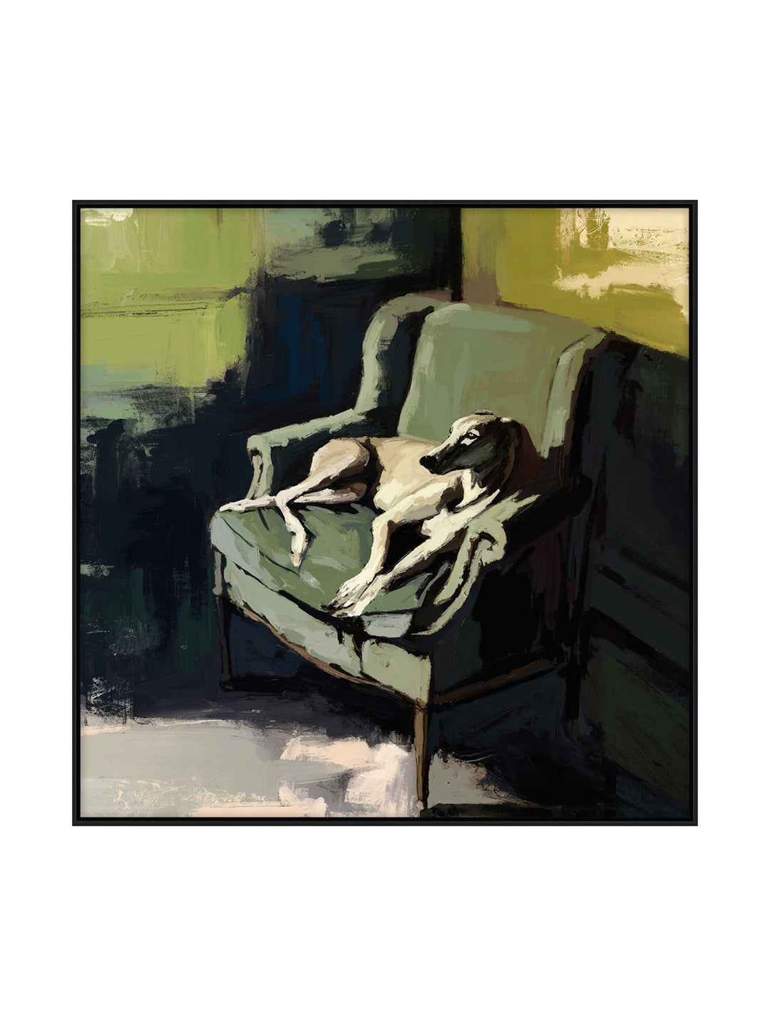 The Loyal Companion Wall Art in Hunter