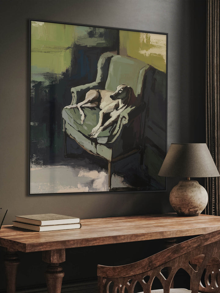 The Loyal Companion Wall Art in Hunter