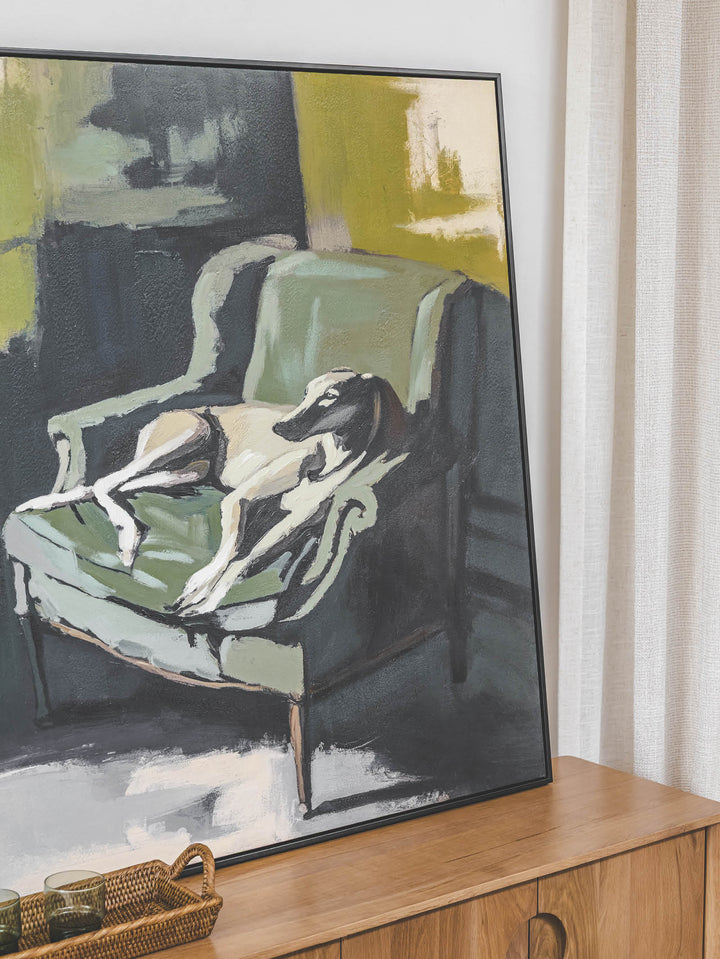 The Loyal Companion Wall Art in Hunter