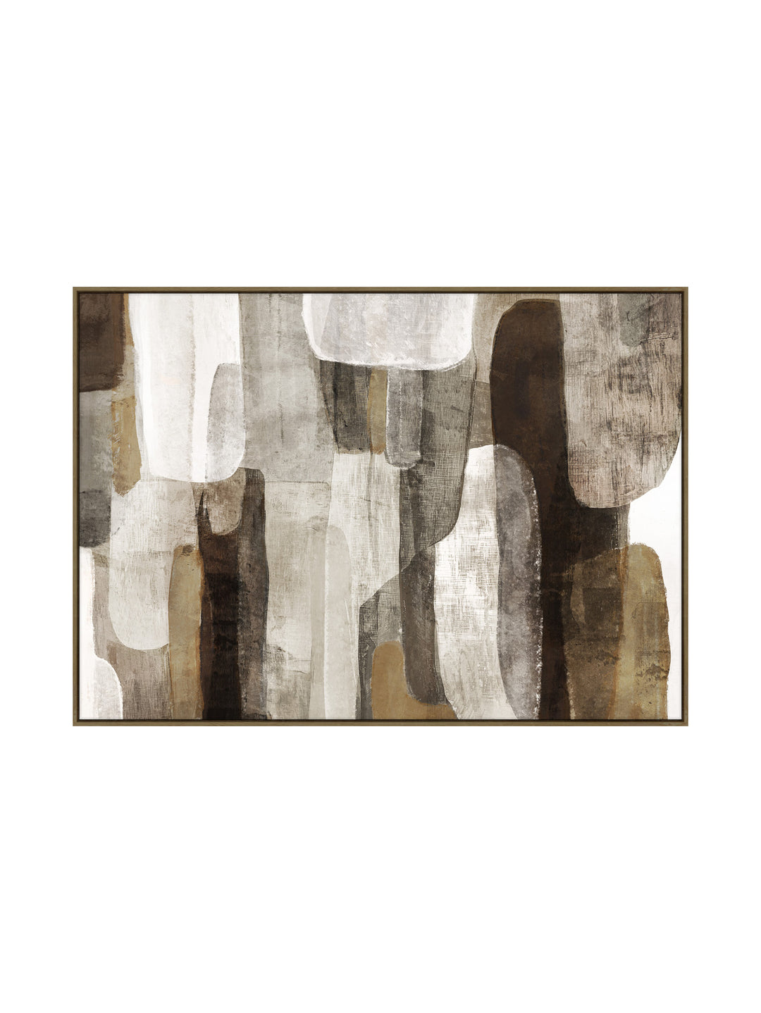 The Overlap Wall Art in Birch Bark