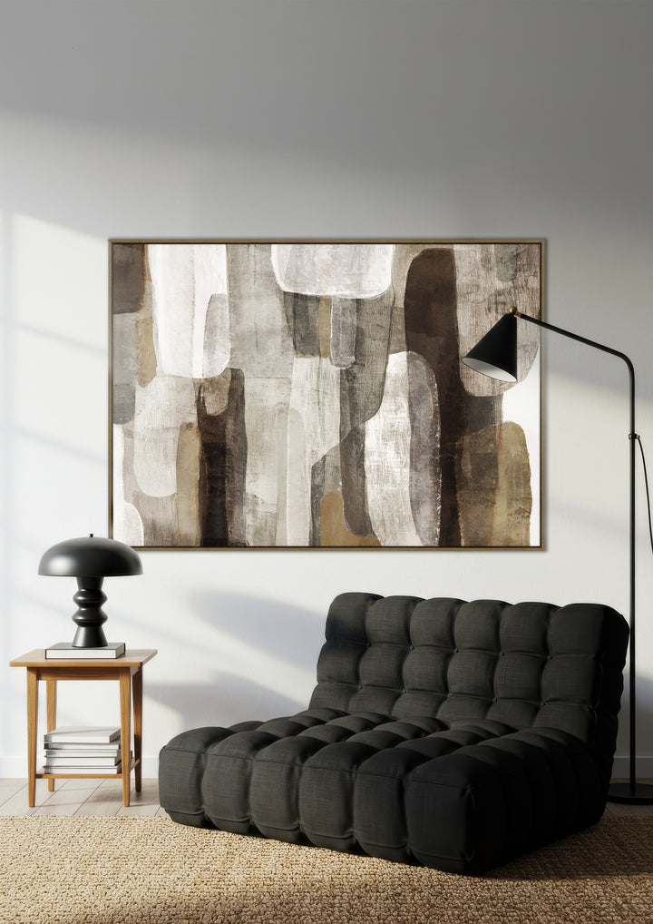 The Overlap Wall Art in Birch Bark