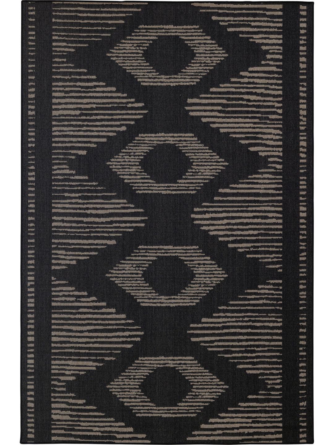 Kuba Sequence Rug in Coal