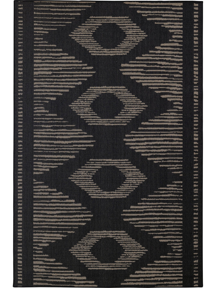 Kuba Sequence Rug in Coal