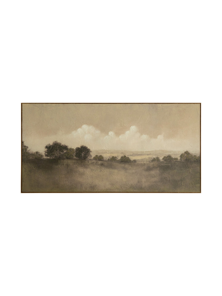 Timeworn Field Wall Art in Sepia