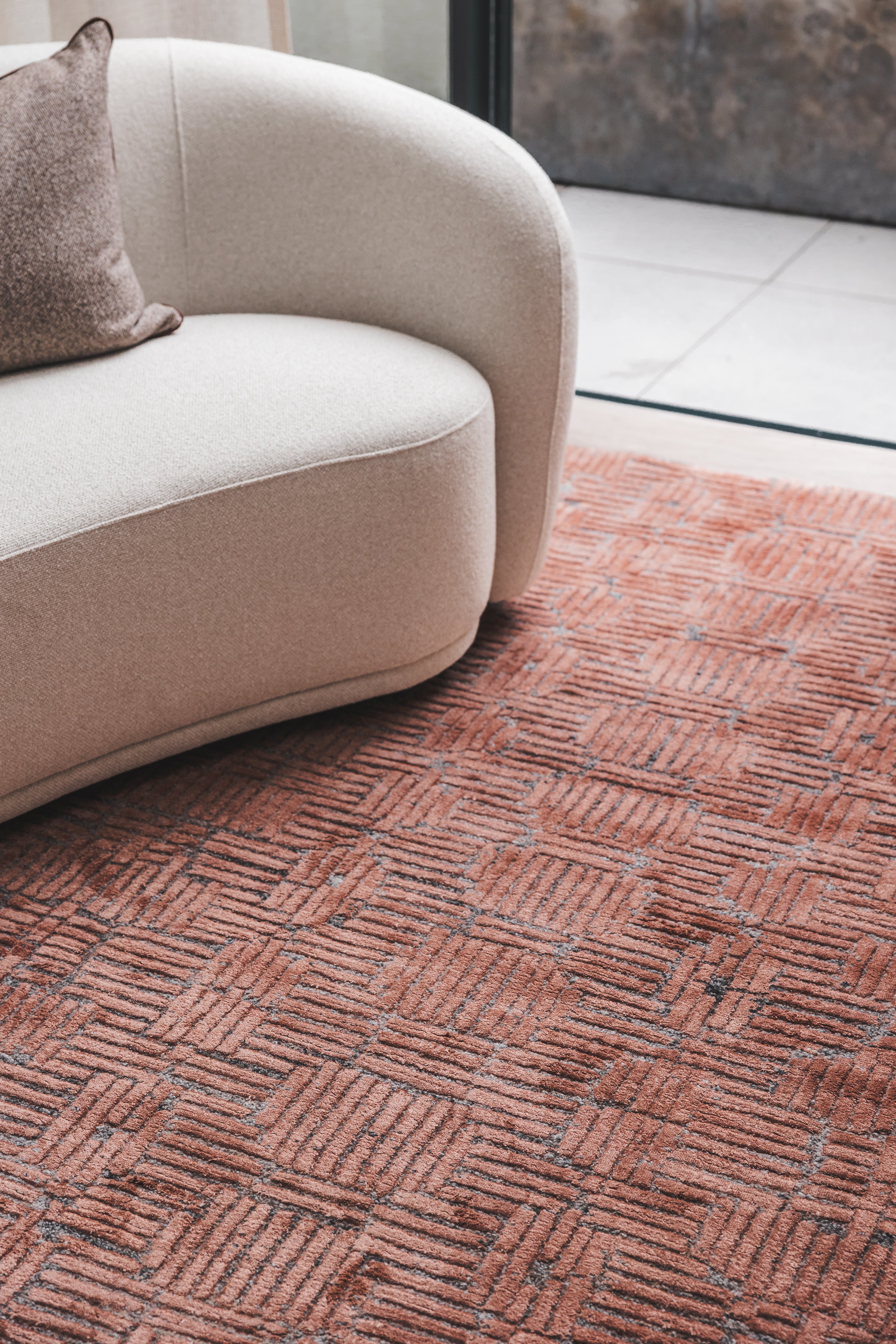 Toledo Rug in Goji - Hertex Haus - Hertex Haus