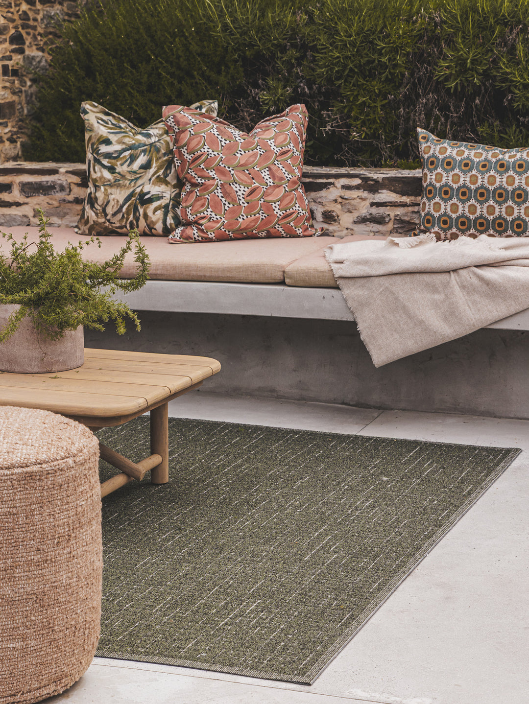 Tracker Outdoor Rug in Camphor