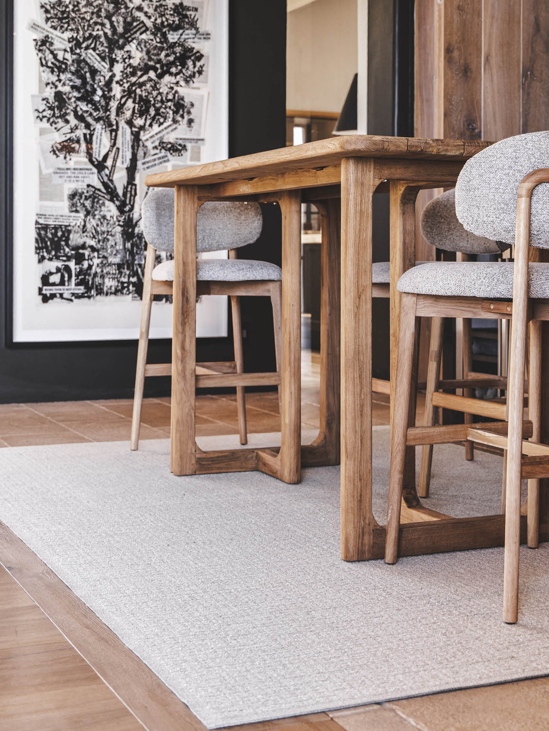 Tracker Outdoor Rug in Bone