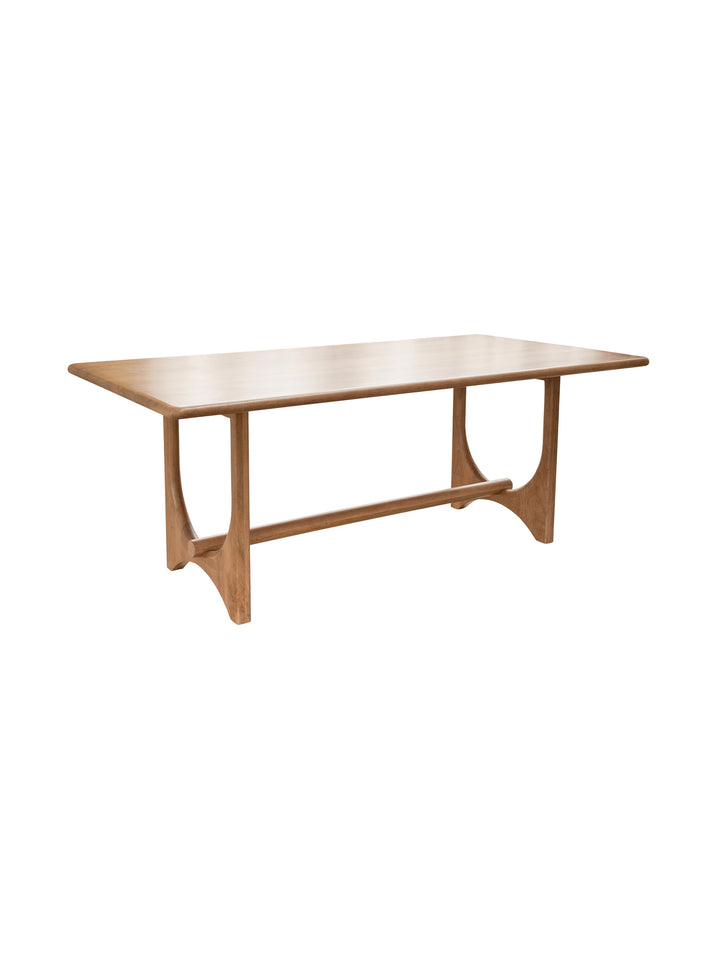 Tubular Dining Table in Nutmeg