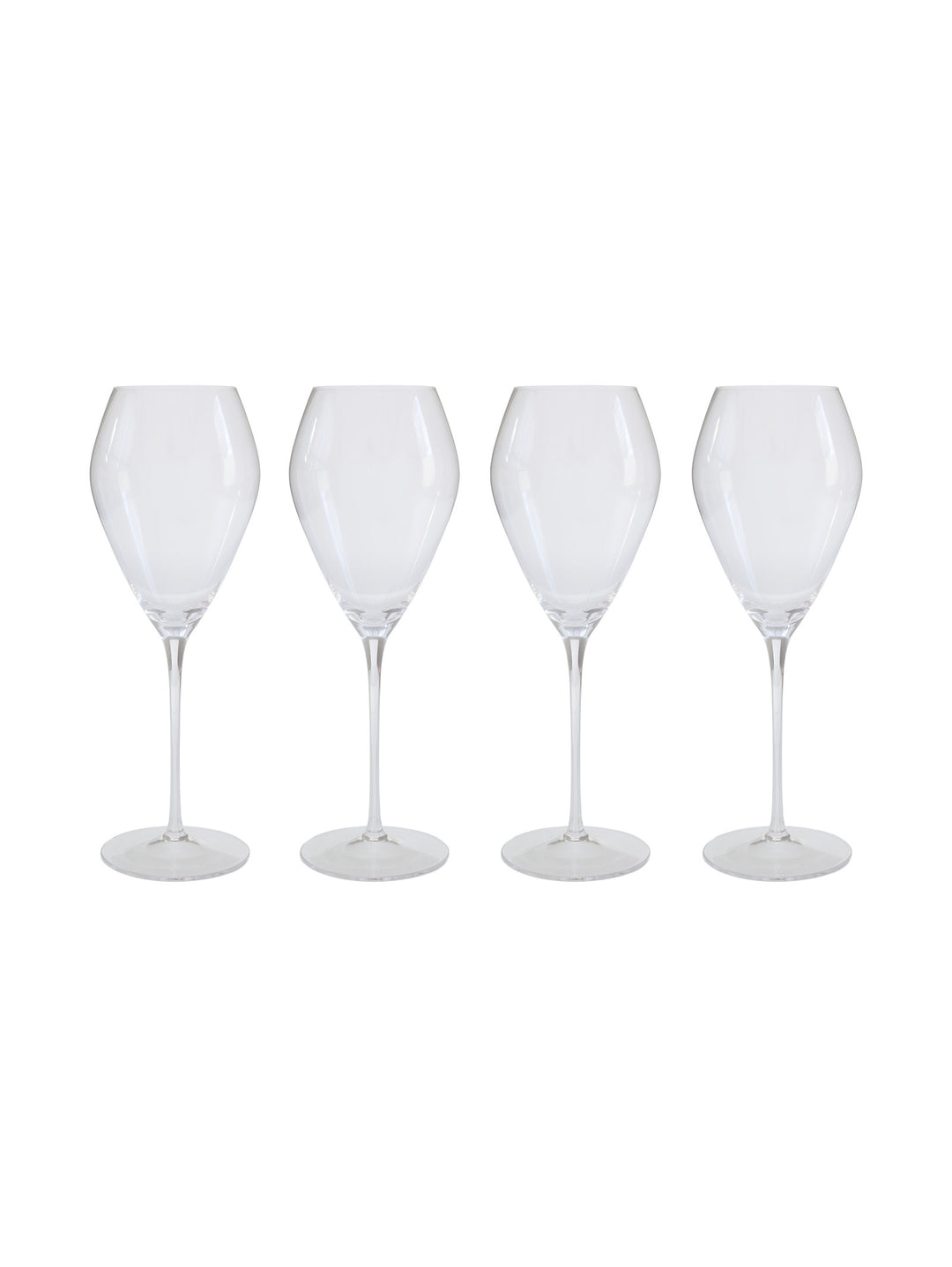 Tulip Champagne Glass Set of 4 in Crystal