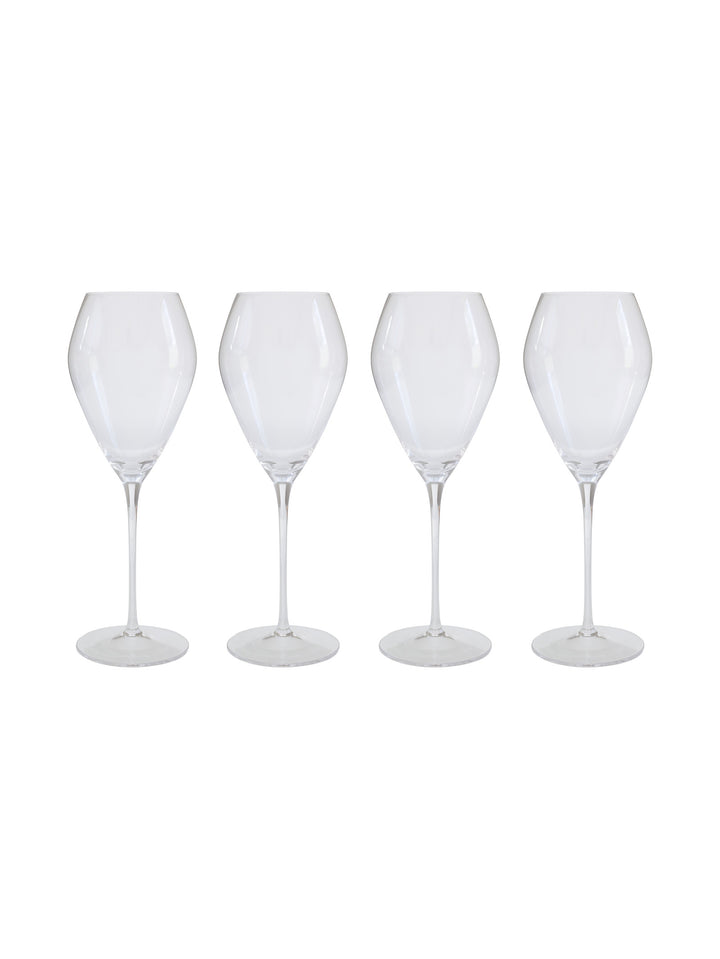 Tulip Champagne Glass Set of 4 in Crystal