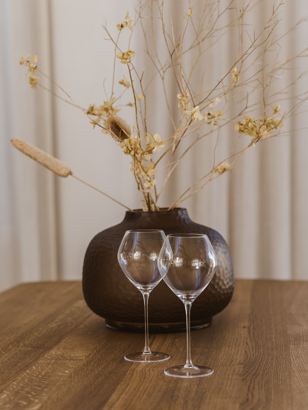 Tulip Red Wine Glass Set of 4 in Crystal