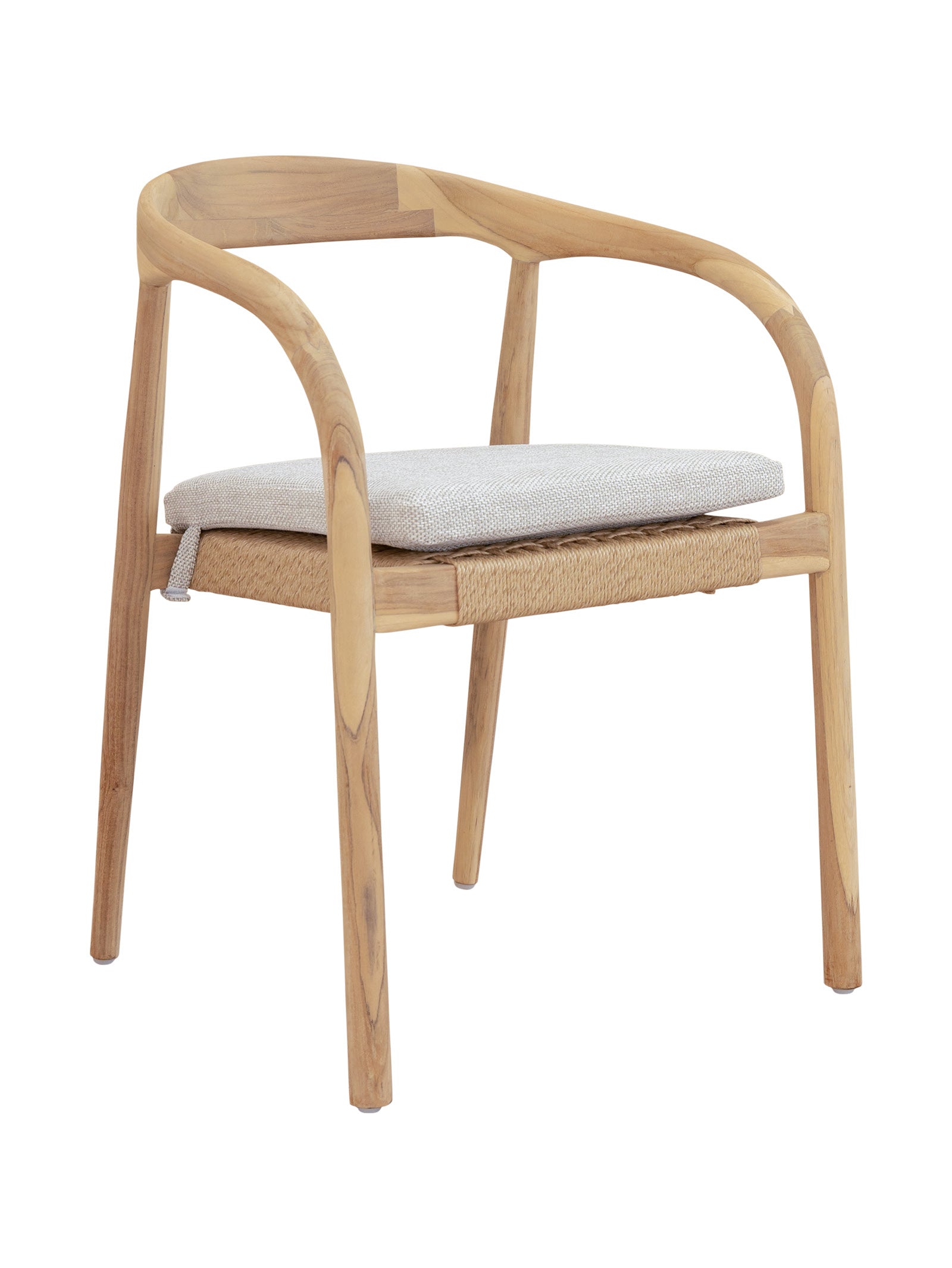 Tulum Teak Dining Chair in Natura - Hertex Haus - Hertex HAUS