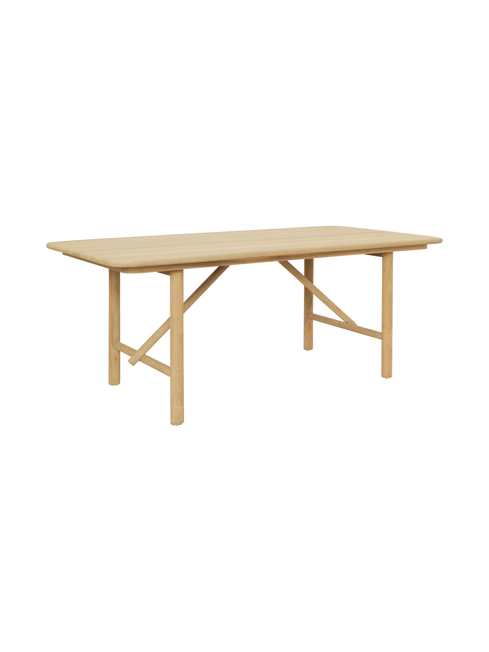 Tulum Teak Dining Table in Natura - Hertex Haus - Hertex Haus