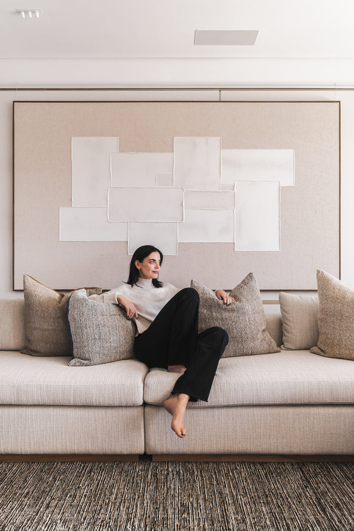 Modesty Wall Art XXL in Blanco
