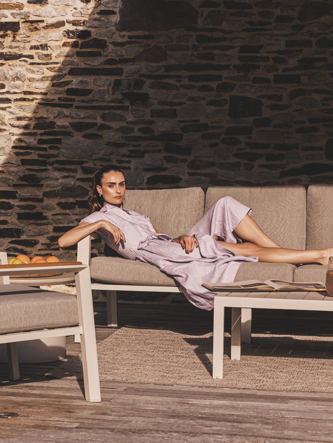 Vava'u Outdoor Rug in Mineral