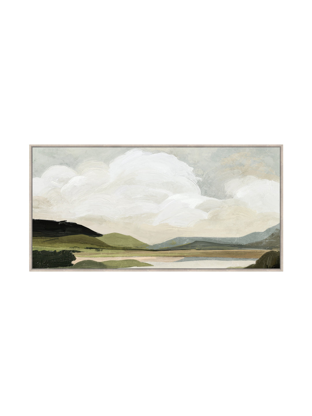 Verdant Veil Wall Art in Evergreen
