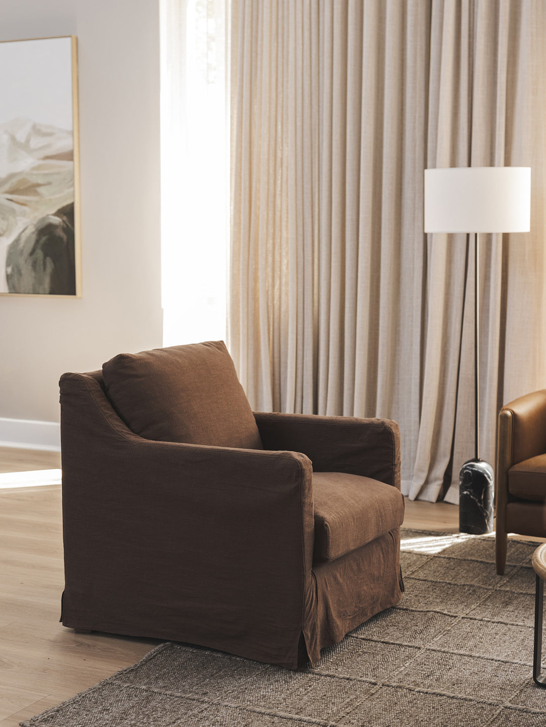 Verona Marble Floor Lamp