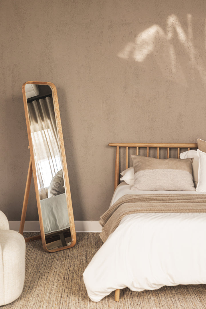 Victor Oak Floor Mirror