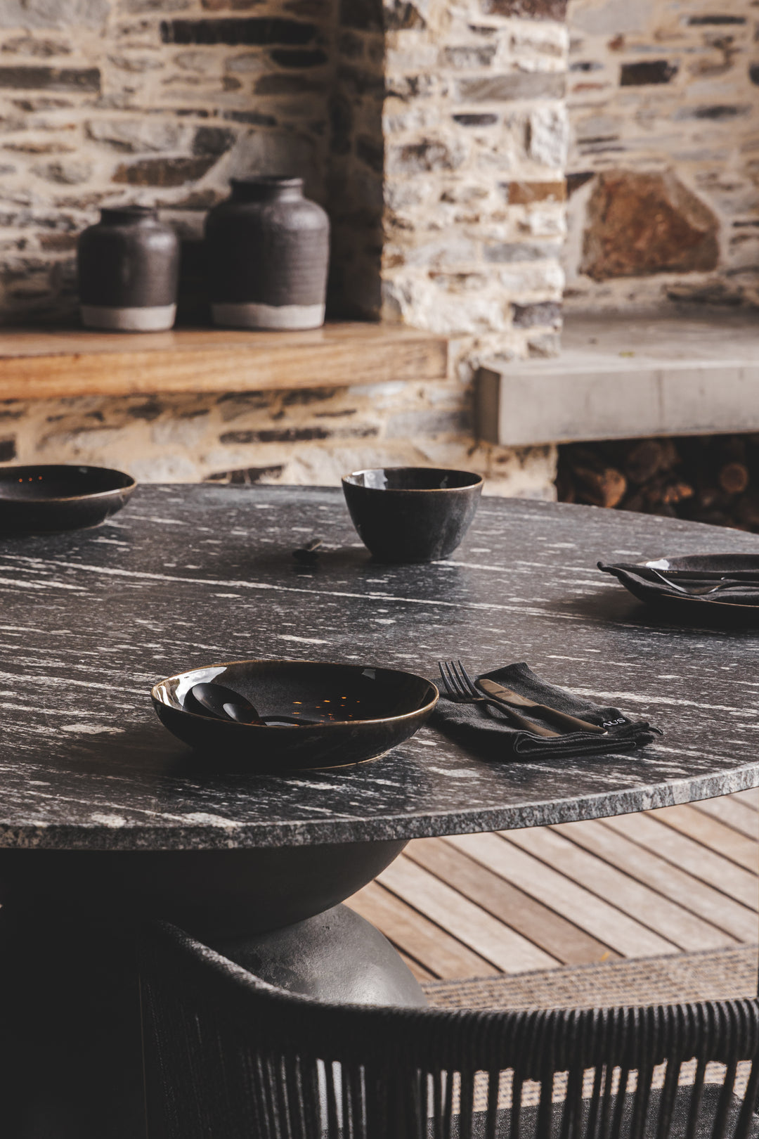 Vintage Linen Napkins Set 4