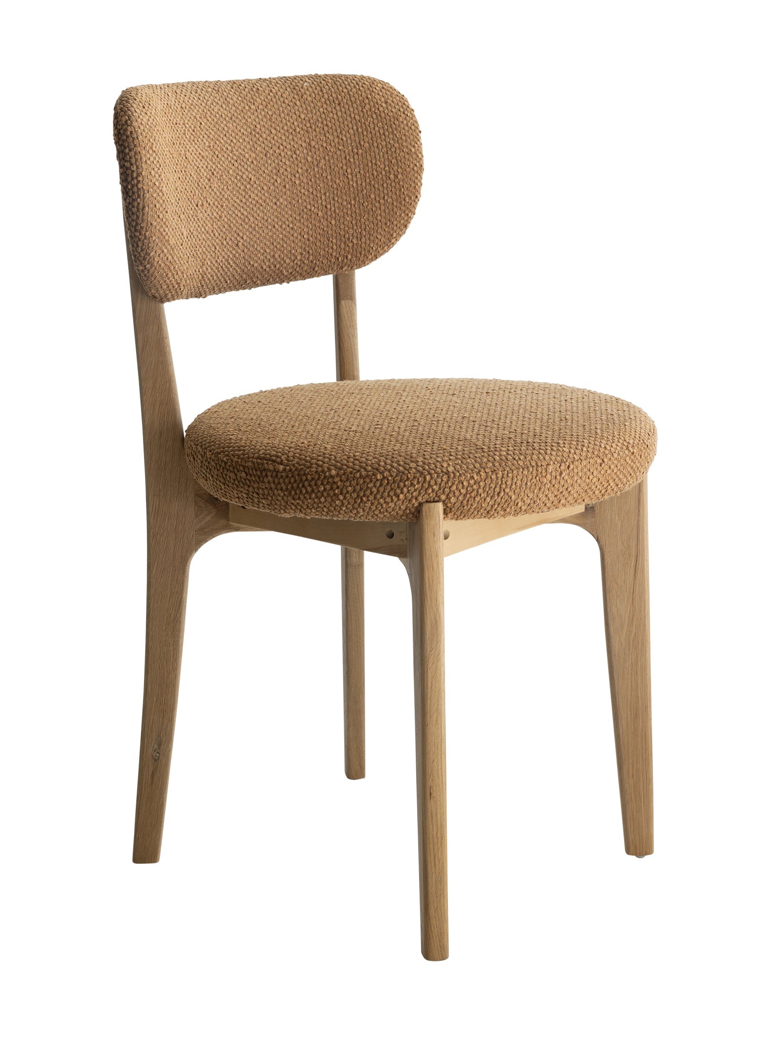 Viola Oak Dining Chair in Mustard Seed - Hertex Haus - Hertex Haus