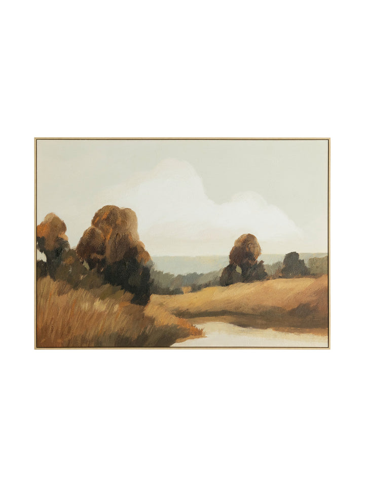 Where The River Runs Wall Art in Honeyray