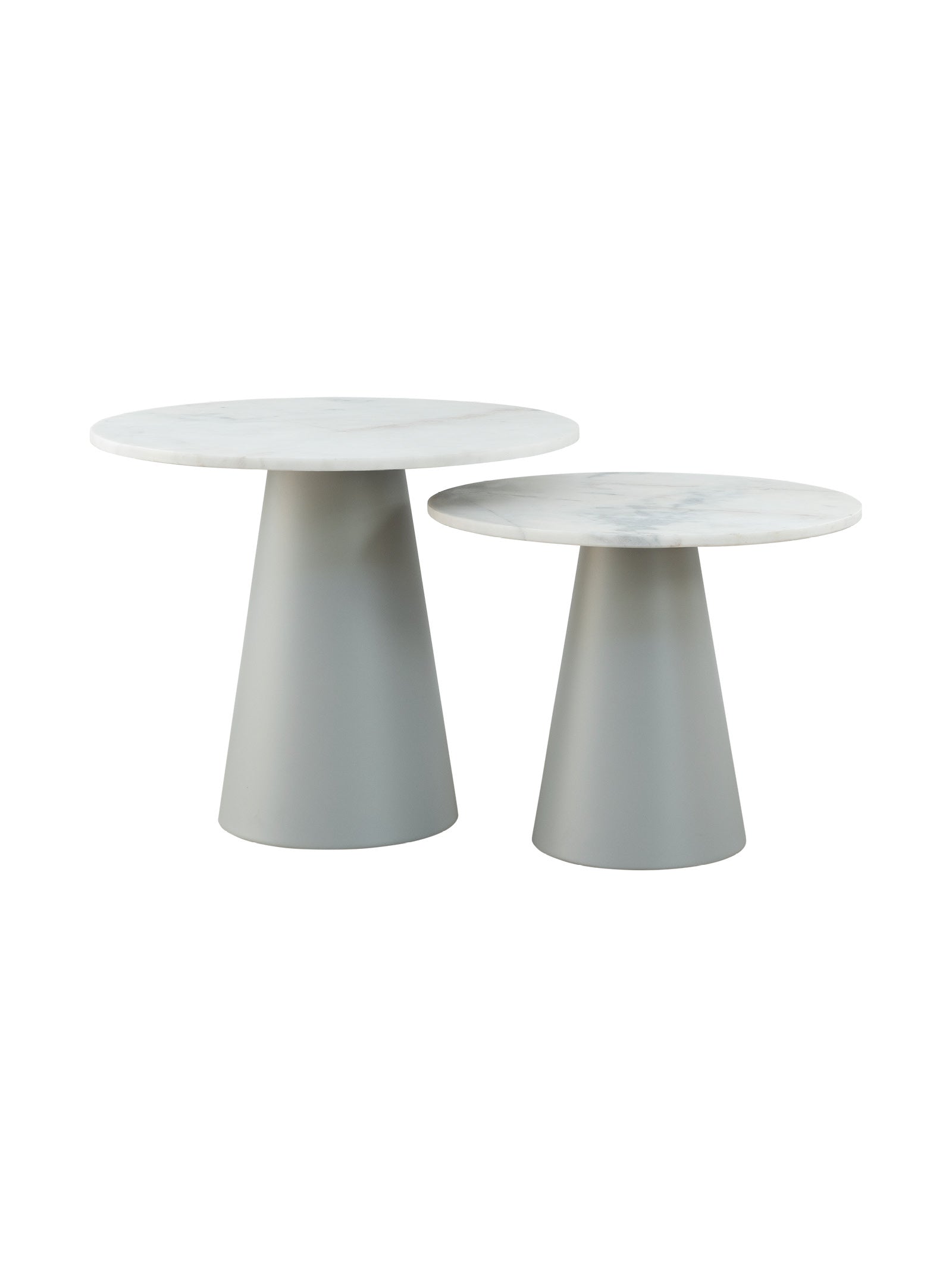 Whisp Marble Side Table Set in Cloud - Hertex Haus - Hertex Haus