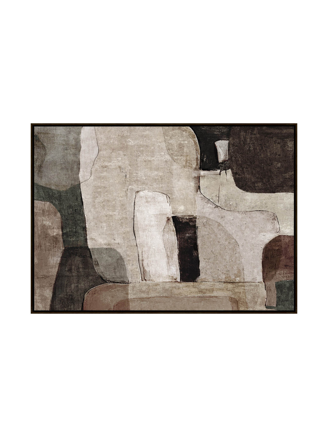 Whisper Mood Wall Art in Monochrome