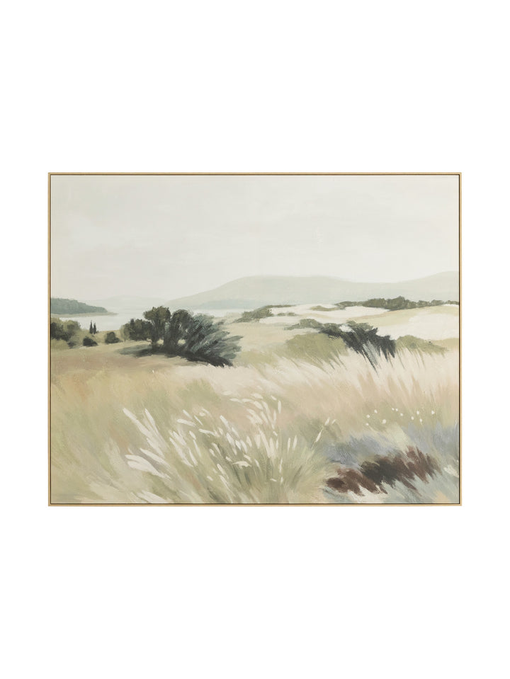 Whispering Wind Wall Art in Country Green
