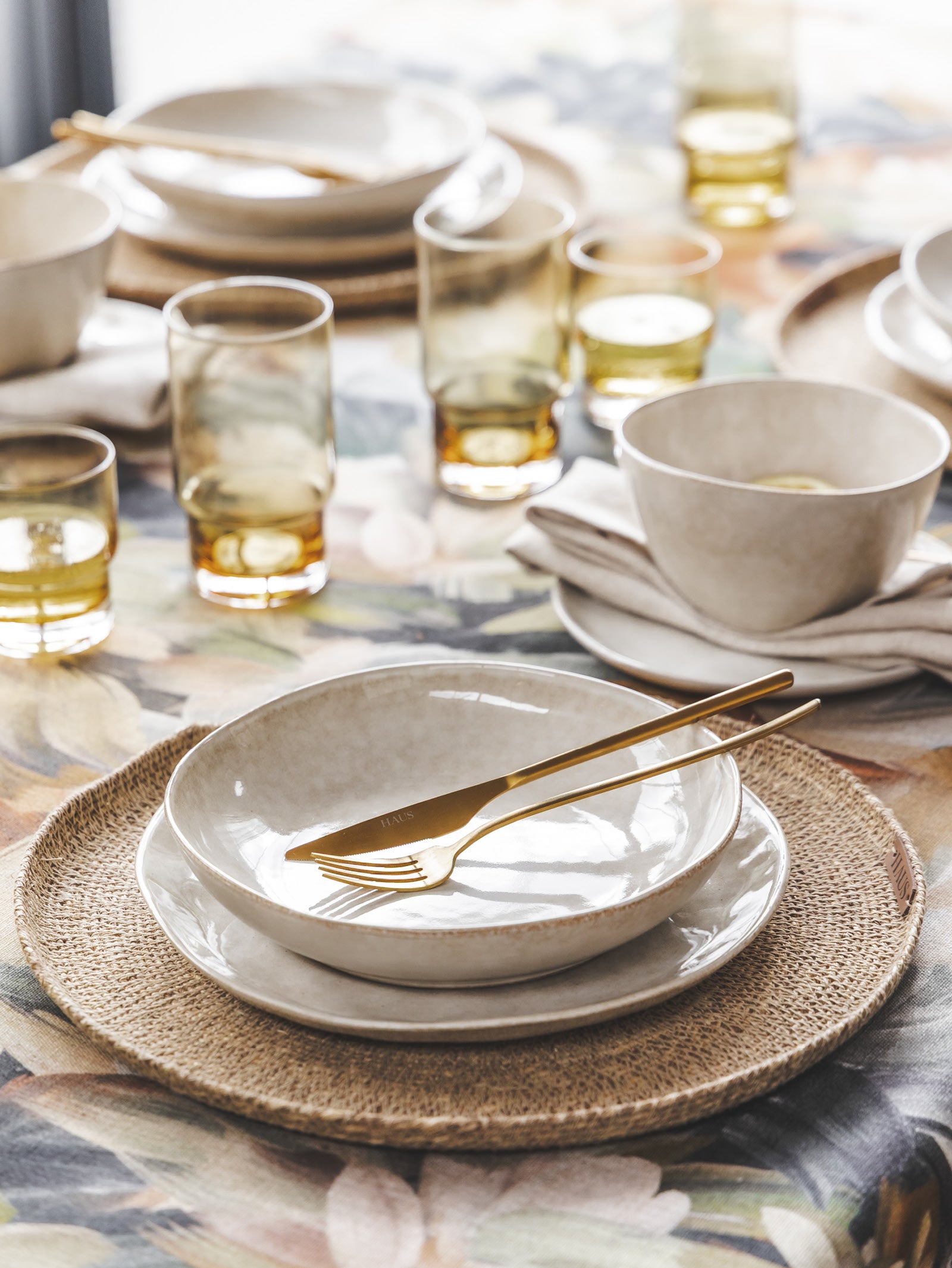 Wholesome Dinner Plate Set 4 - Hertex Haus - Hertex HAUS