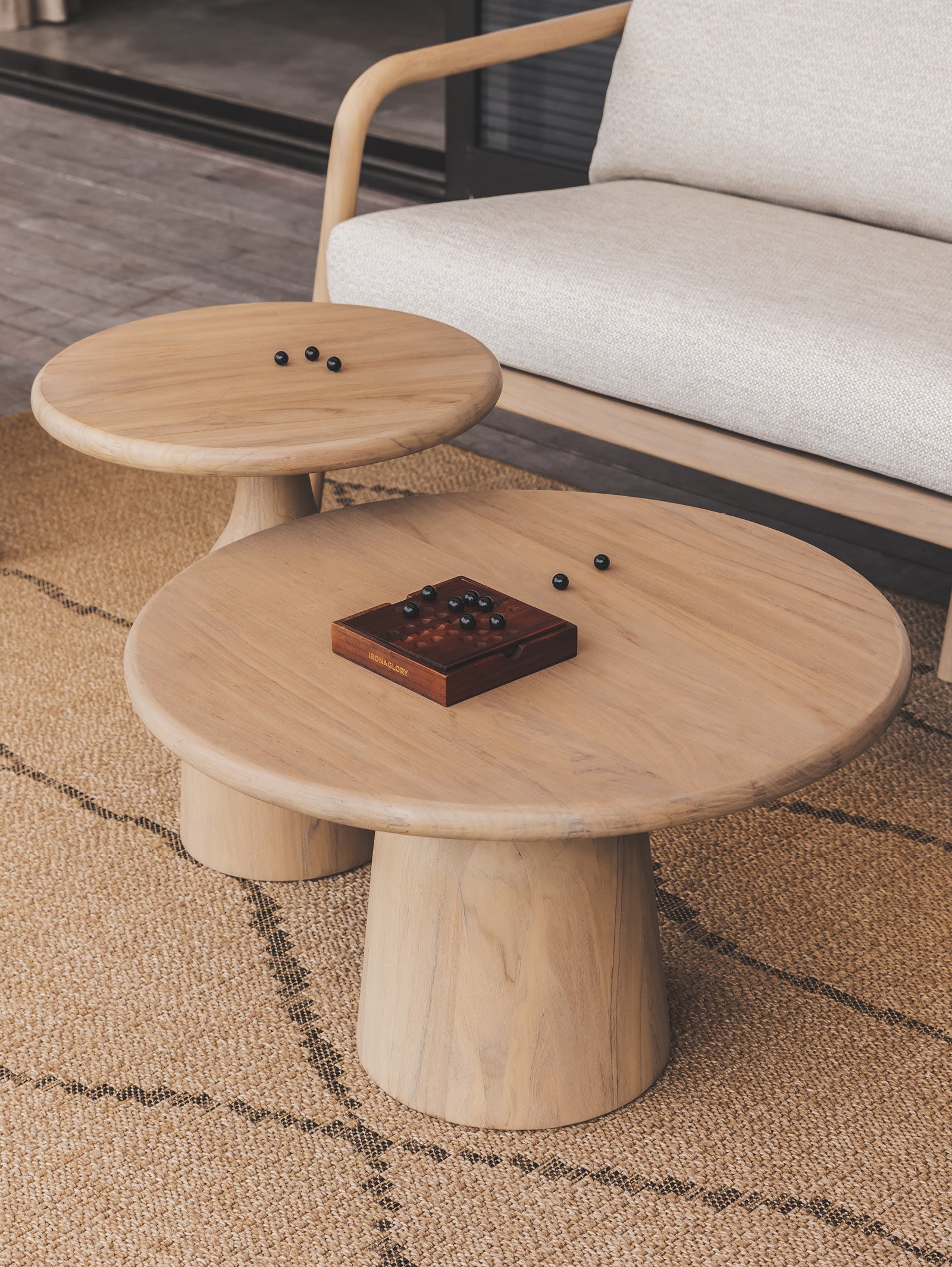 Wild Teak Coffee Table in Natura - Hertex Haus - Hertex Haus