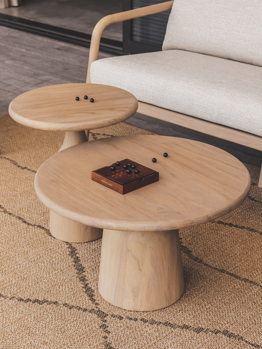 Wild Teak Coffee Table in Natura