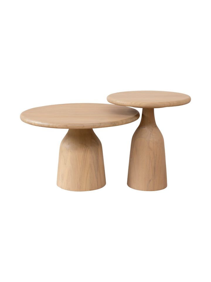 Wild Teak Side Table in Natura