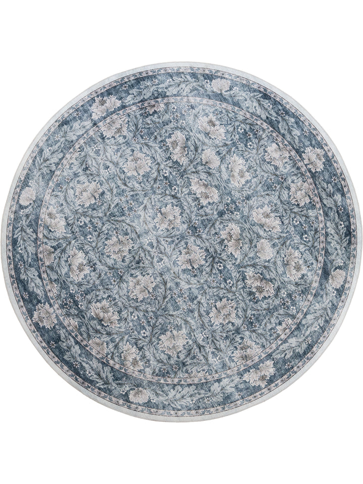 William Round Rug in Breeze