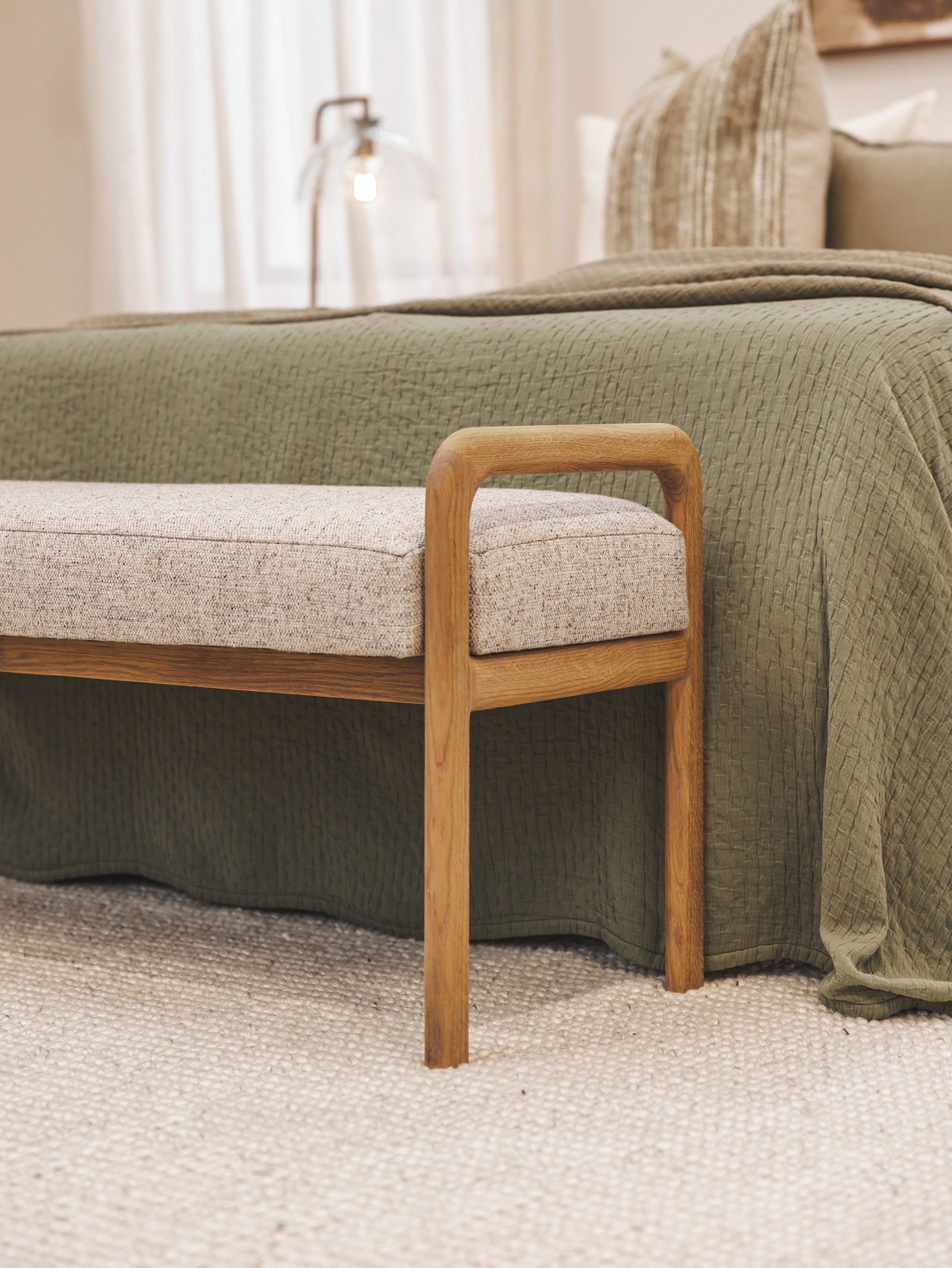 Willowmore Oak Bench - Hertex Haus - Hertex Haus