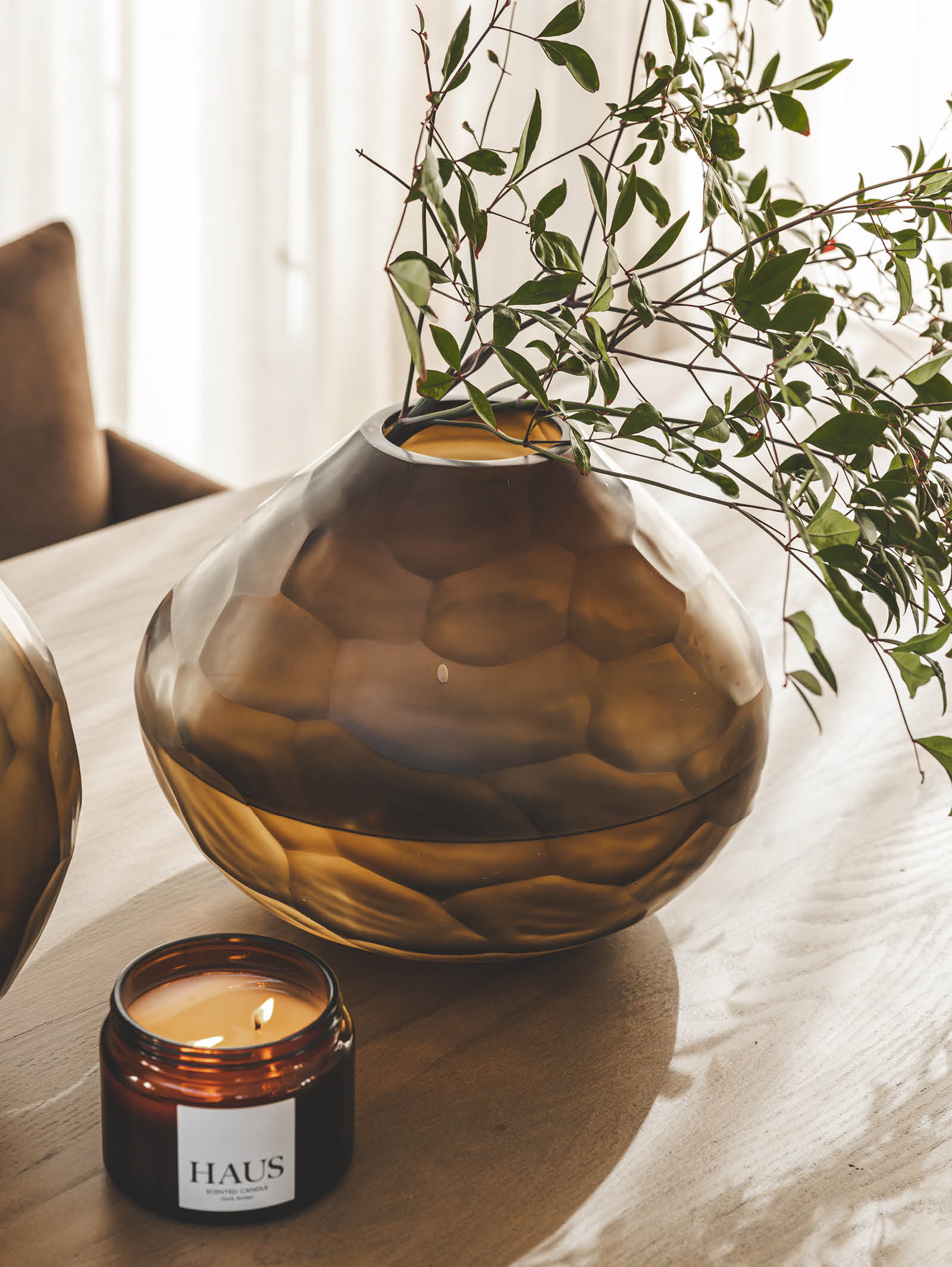 Zora Vase Medium in Bronze - Hertex Haus