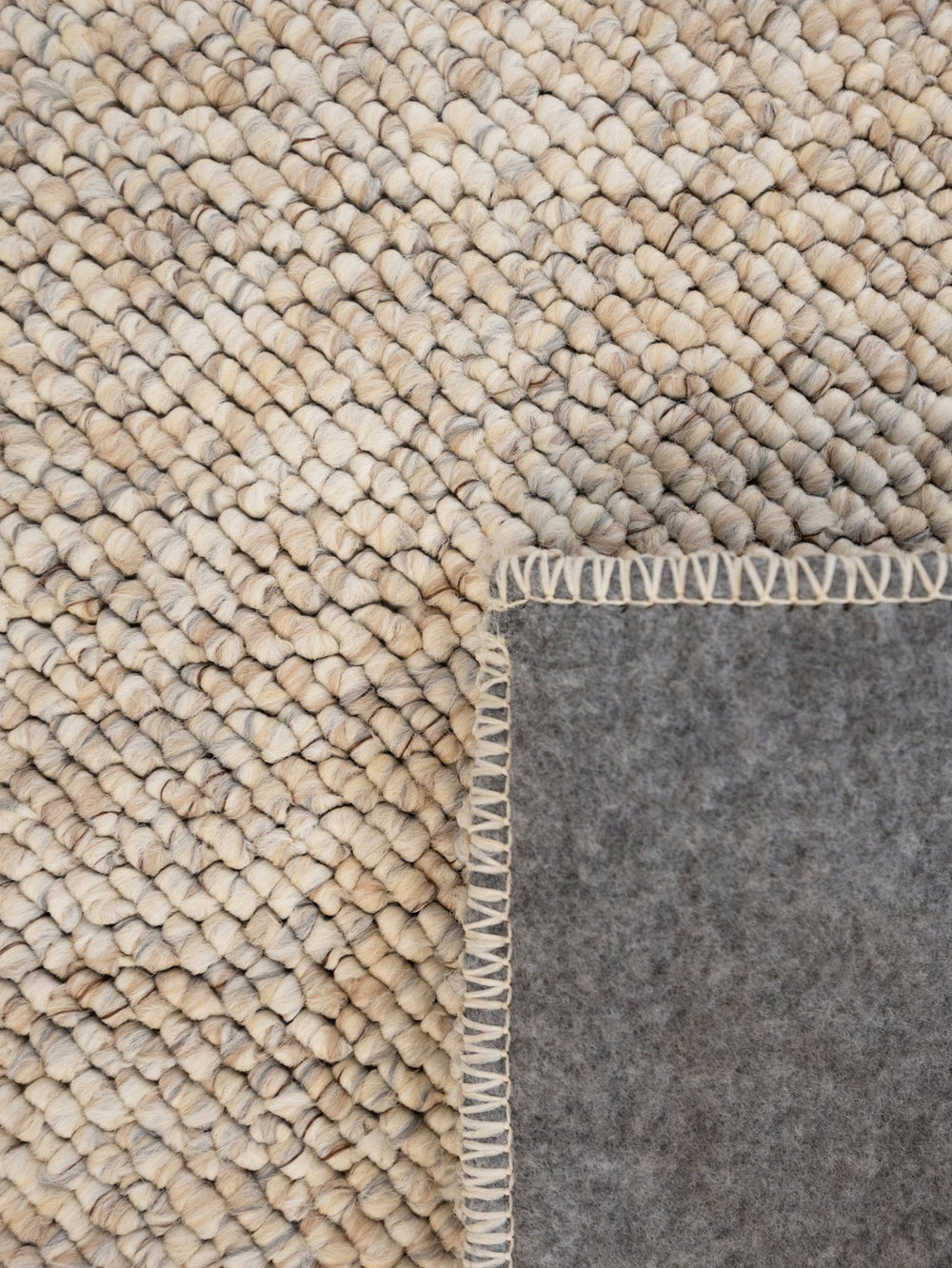 Chunky Rug in Greige - rug - Hertex Haus - badge_machine_washable_40