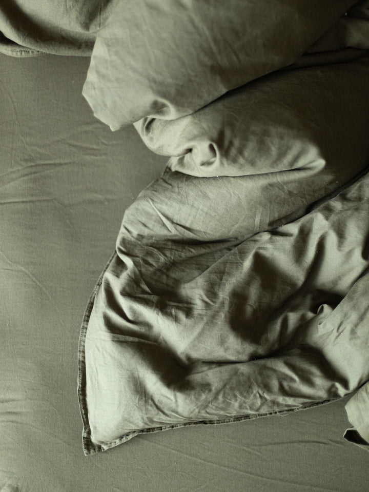Cotton Wash Fitted Sheet - Hertex Haus Online - bed & bath