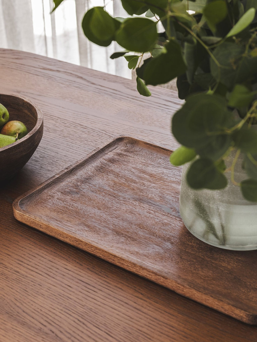 Dolce Wooden Tray in Cinnamon - tray - Hertex Haus - Decor