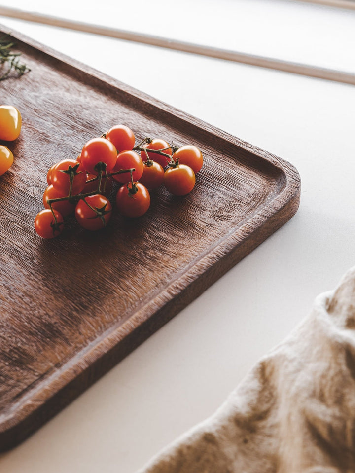 Dolce Wooden Tray in Cinnamon - tray - Hertex Haus - Decor