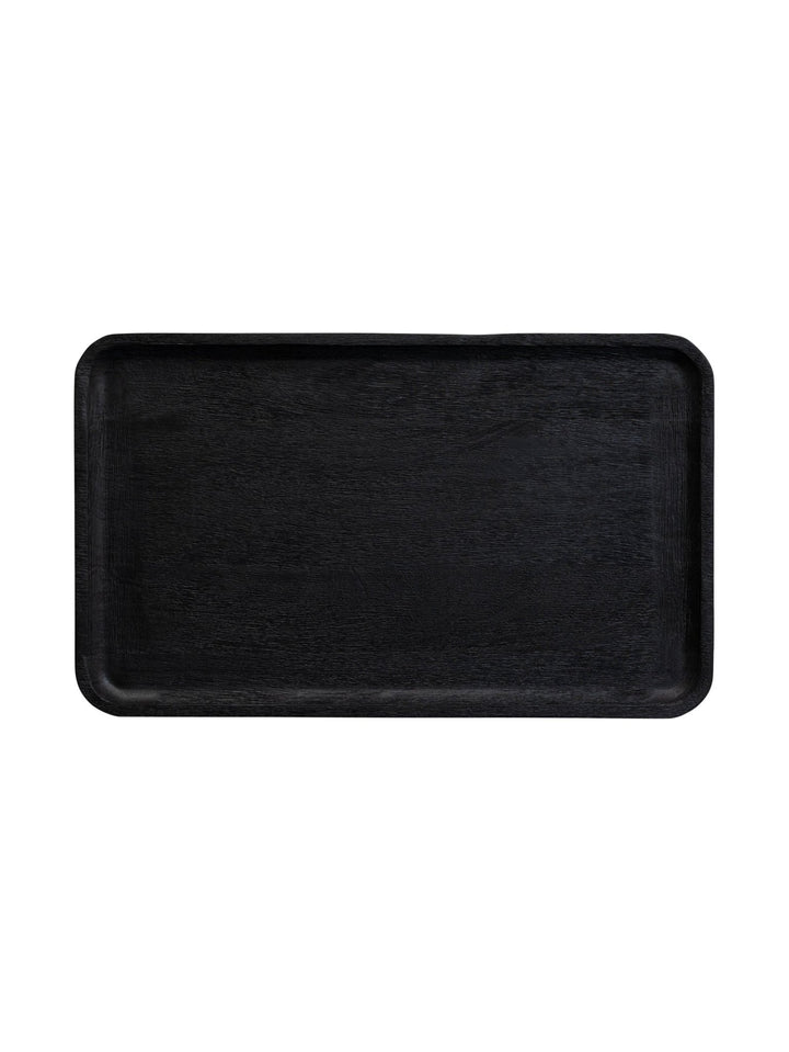 Dolce Wooden Tray in Pepper - tray - Hertex Haus - Decor