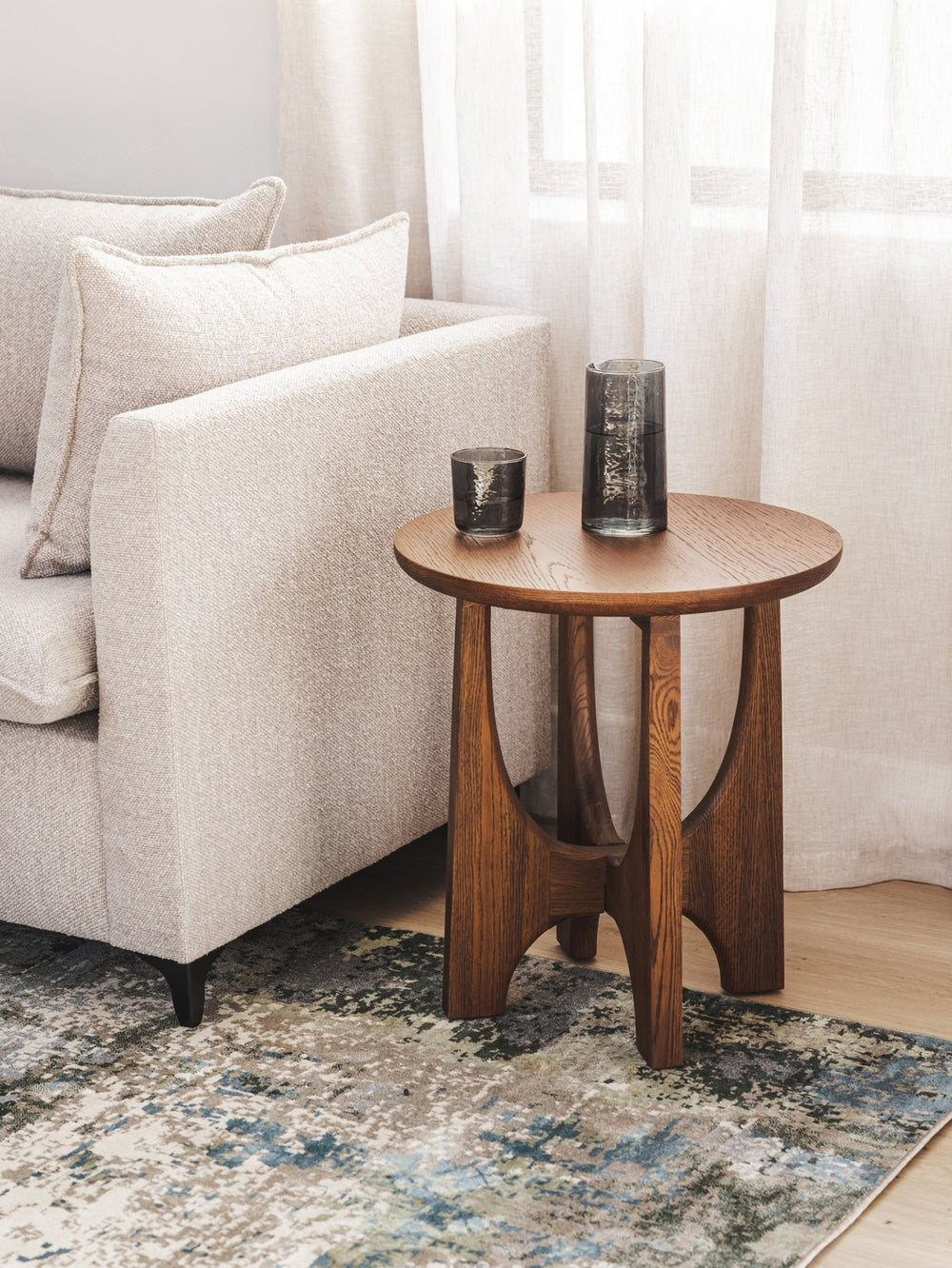 Fanfare Side Table in Shoreline - side table - Hertex Haus - Furniture