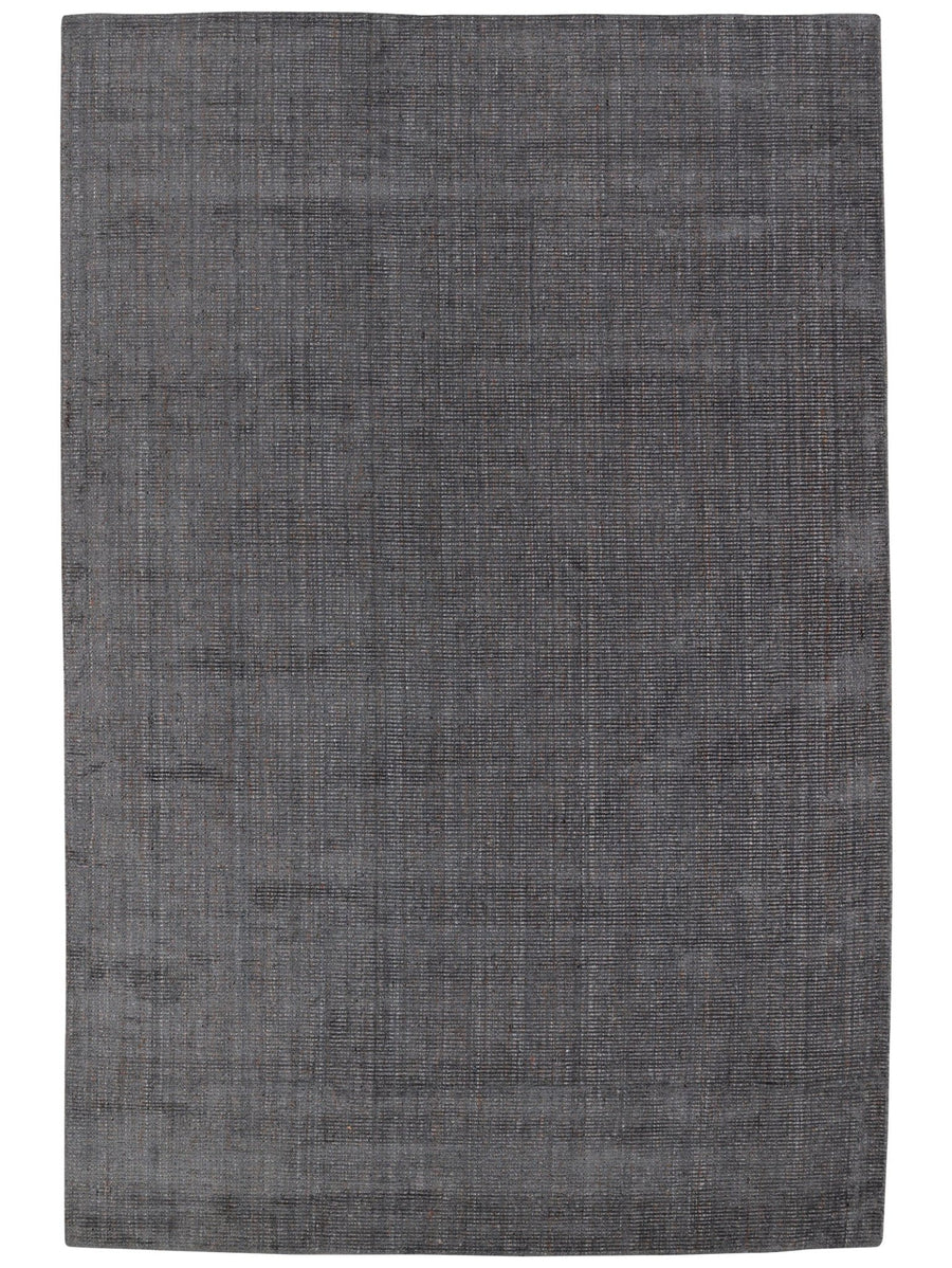 Fine Line Rug in Graphite - Rugs- Hertex Haus Online - badge_hand_knotted