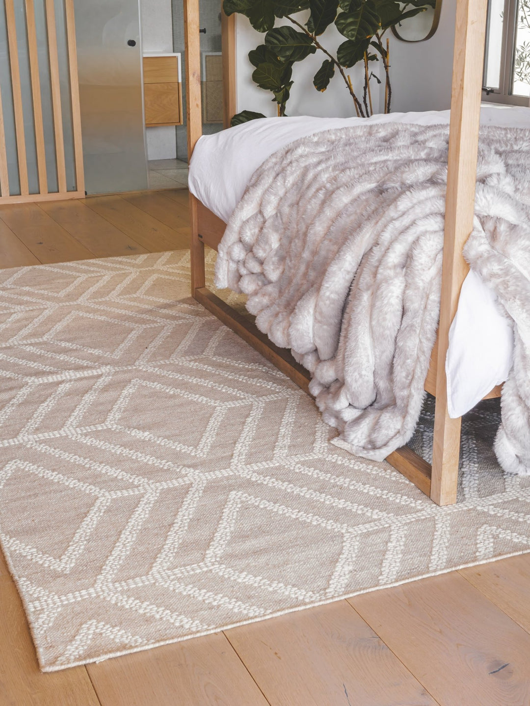 Gemma Rug in Almond - rug - Hertex Haus - beige