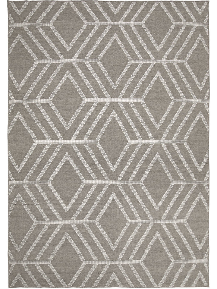 Gemma Rug in Stone - rug - Hertex Haus - Geometric