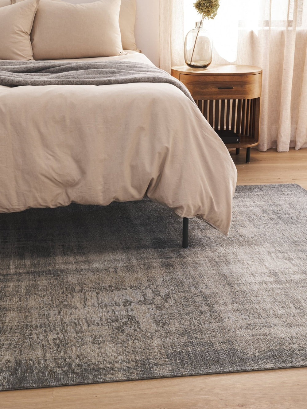 Grunge Rug in Moonbeam - rug - Hertex Haus - Abstract