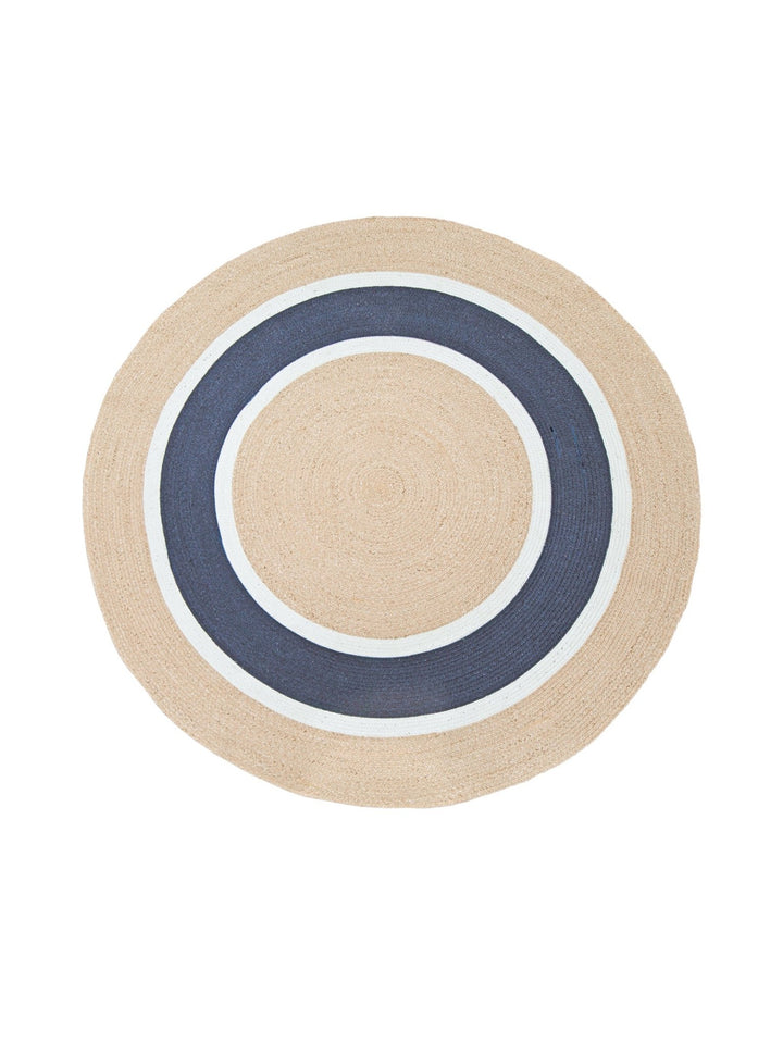 Hilo Round Rug in Sailor - Round Rug - Hertex Haus - beige